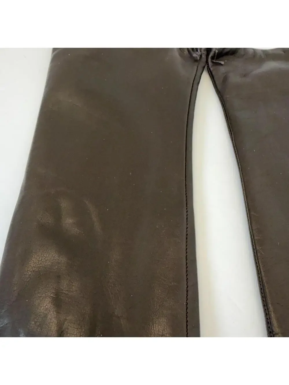 Neiman Marcus Leather Gloves 100%‎ Cashmere Lined Women's Size 6 1/2 New w/Tags
